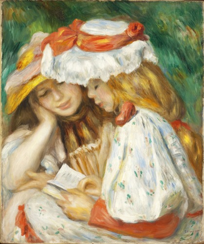 독서하는 두여자